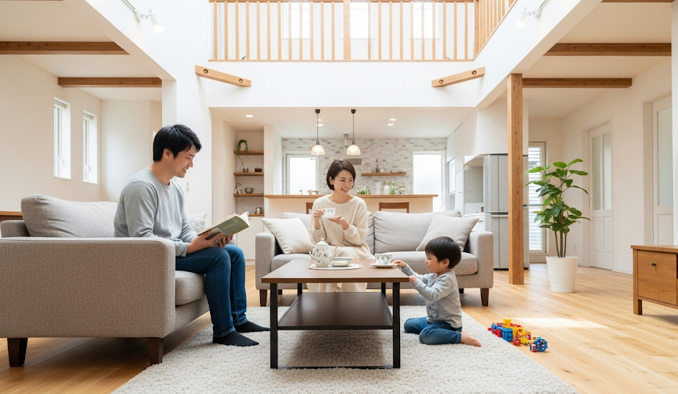 ヘーベルハウスの吹き抜け完全ガイド！後悔しない為の対策